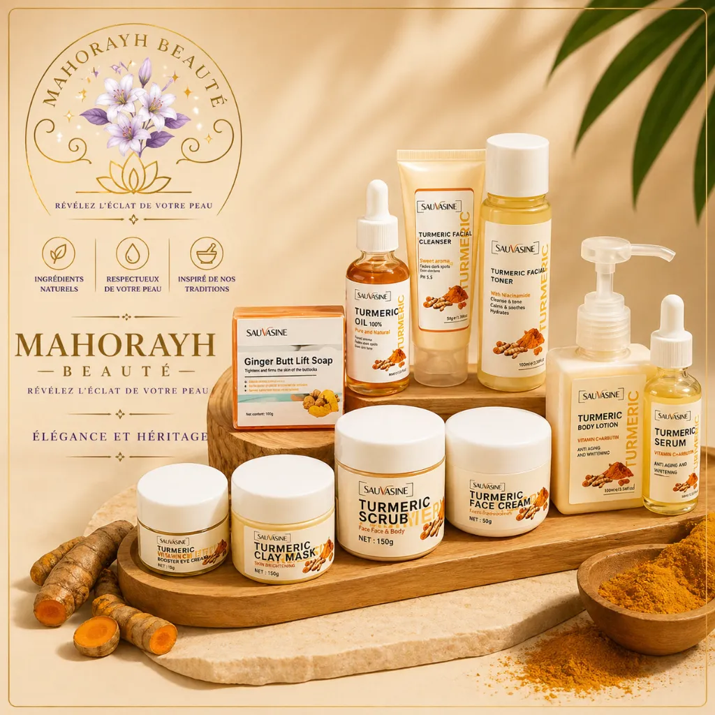 🌼 Soins au curcuma pour peau noire & métissée | Anti taches & éclat naturel