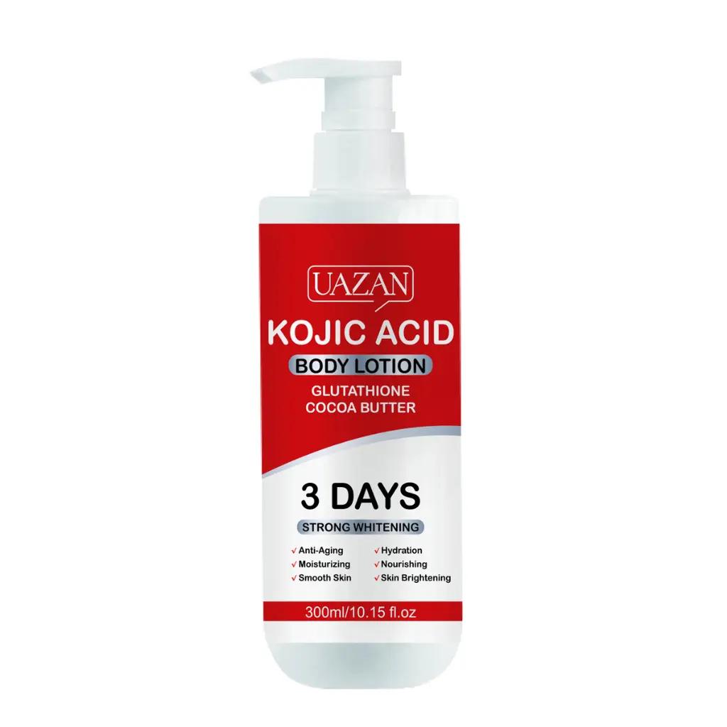 🌟 UAZAN Kojic Acid Body Lotion – Éclaircissante & Hydratante (300 ml)